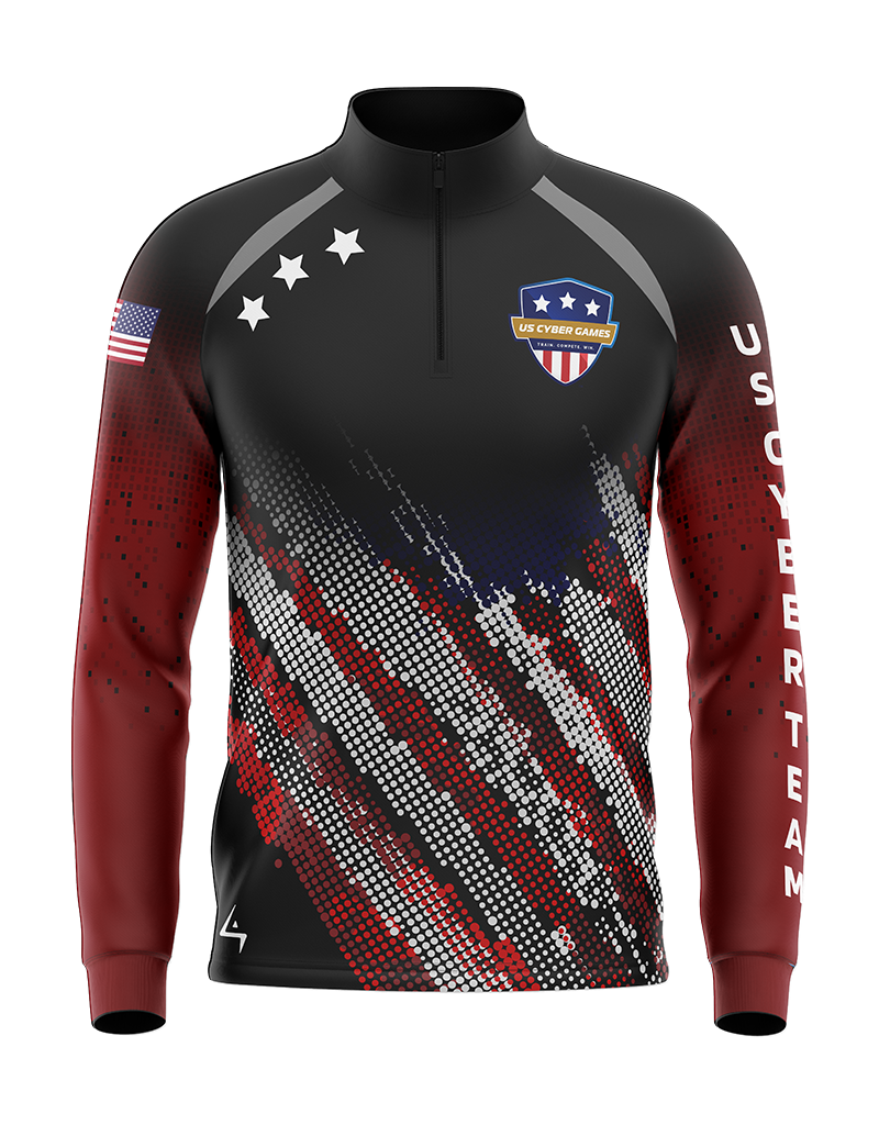 US Cyber Games Quarter Zip Long Sleeve - Season 2