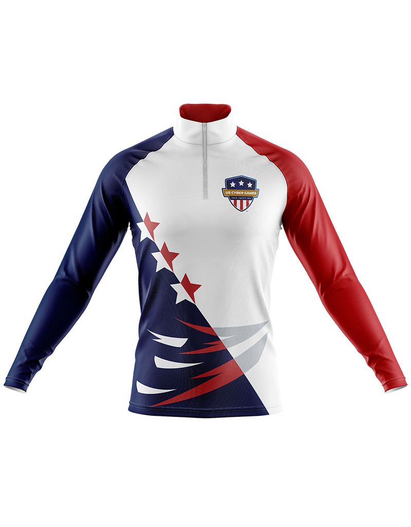 US Cyber Games - 1/4 Zip Long Sleeve